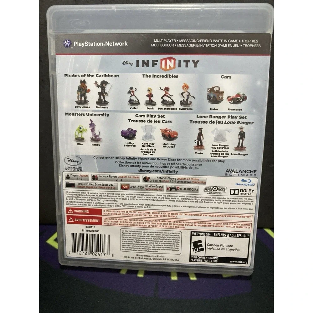 Disney Interactive Disney Infinity PS3 Action Adventure Multiplayer E10+